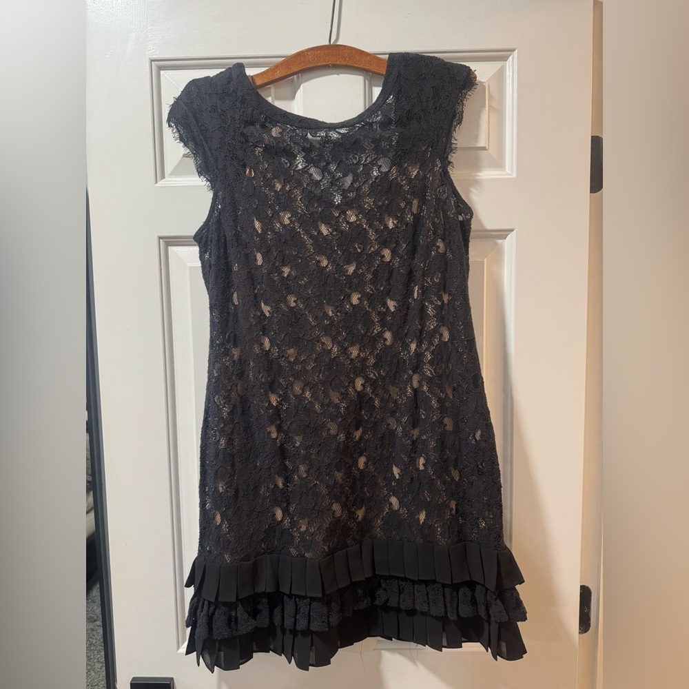 Jessica Simpson Black Lace Dress